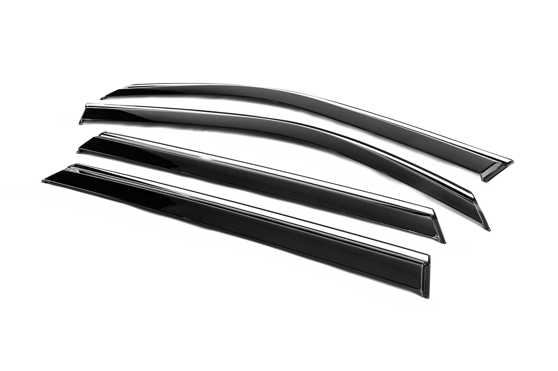 Window deflectors with chrome trim (4 pcs, Niken) for Dacia Duster 2024- - image 6