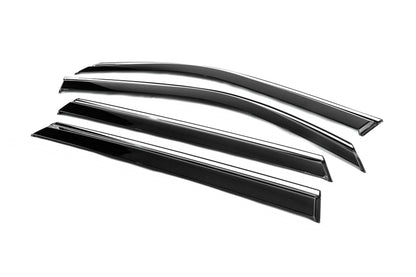 Window deflectors with chrome trim (4 pcs, Niken) for Dacia Duster 2024- - image 6