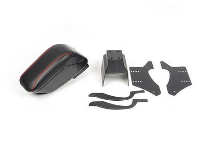 Universal armrest (black with red) - Reelken Auto