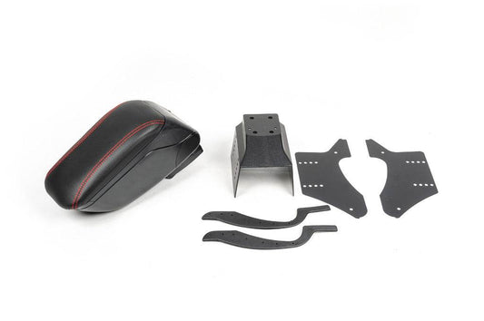 Universal armrest (black with red) - Reelken Auto
