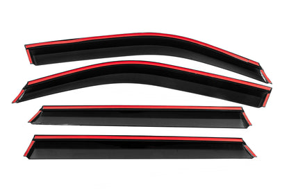 Window deflectors with chrome trim (4 pcs, Niken) for Dacia Duster 2024- - image 8