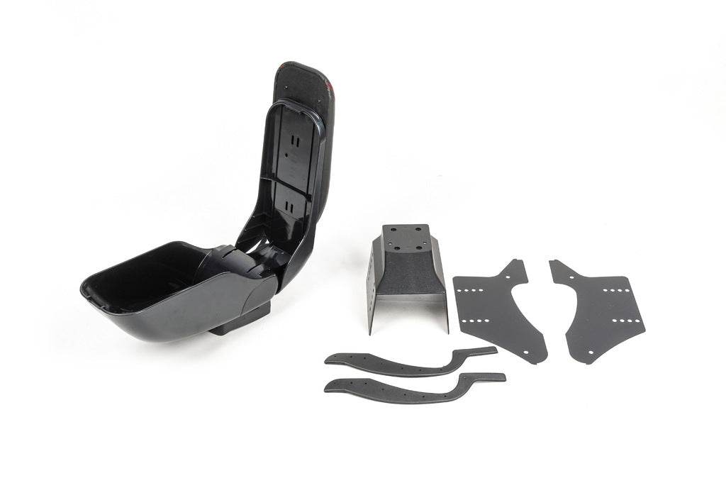 Universal armrest (black with red) - Reelken Auto