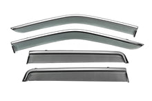 Window Deflectors with Chrome Trim Niken Luxury (4 pcs) for Land Rover Freelander II 2006-2014 - image 1