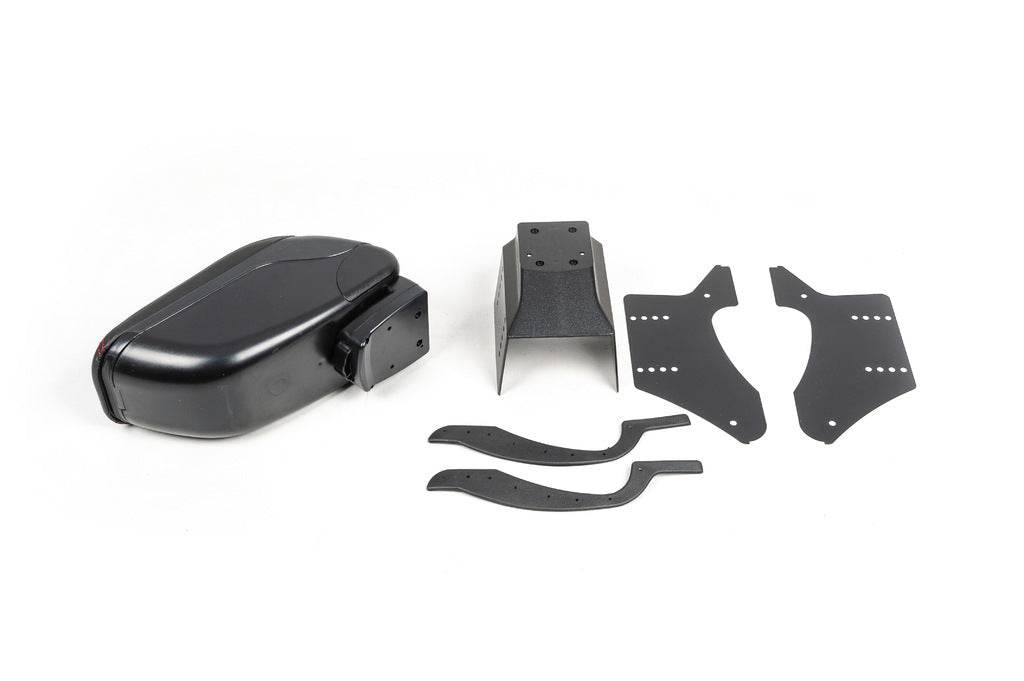 Universal armrest (black with red) - Reelken Auto