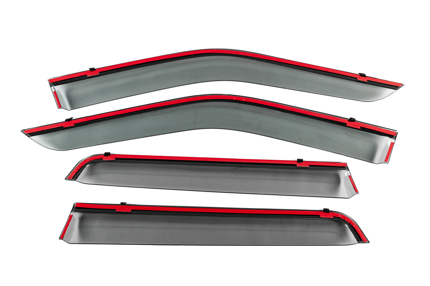 Window Deflectors with Chrome Trim Niken Luxury (4 pcs) for Land Rover Freelander II 2006-2014 - image 4