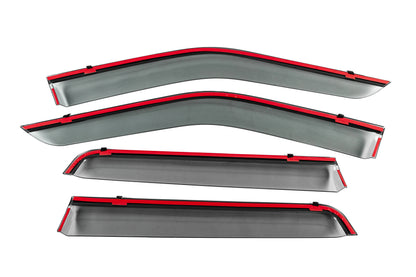 Window Deflectors with Chrome Trim Niken Luxury (4 pcs) for Land Rover Freelander II 2006-2014 - image 4