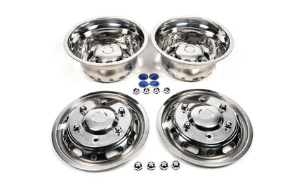 Stainless steel caps Exclusive V1 (2 roller, 4 pcs.) for Volkswagen Crafter 2006-2016 - image 10