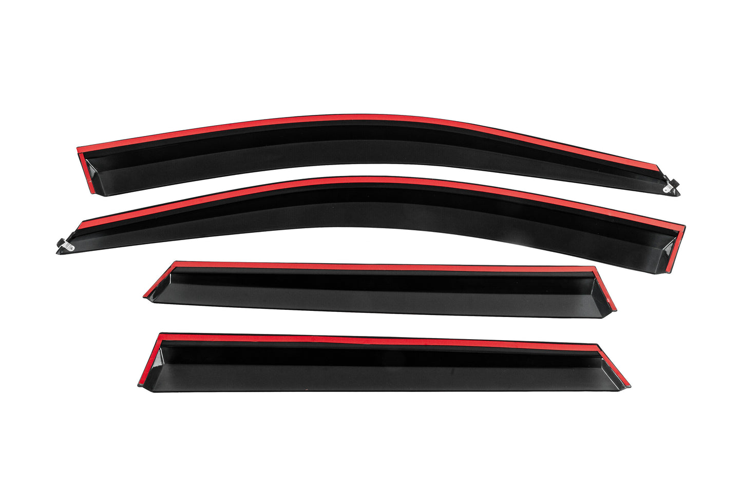 Window Deflectors with Chrome Trim Niken Luxury (4 pcs) for Seat Ateca 2016- - image 4