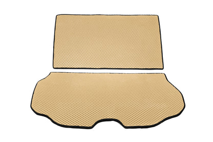 Trunk mat 2-piece (EVA, Beige) for Volvo XC70 2007-2013 - image 1