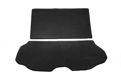 Trunk mat with 2 parts (EVA, black) for Volvo XC70 2007-2013 - Reelken Auto