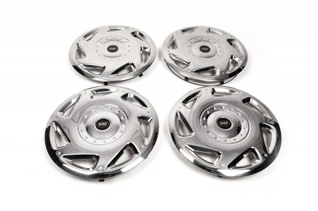 Stainless Steel Hubcaps OEM (1-piece, 4 pcs) for Volkswagen Crafter 2006-2016 - image 1