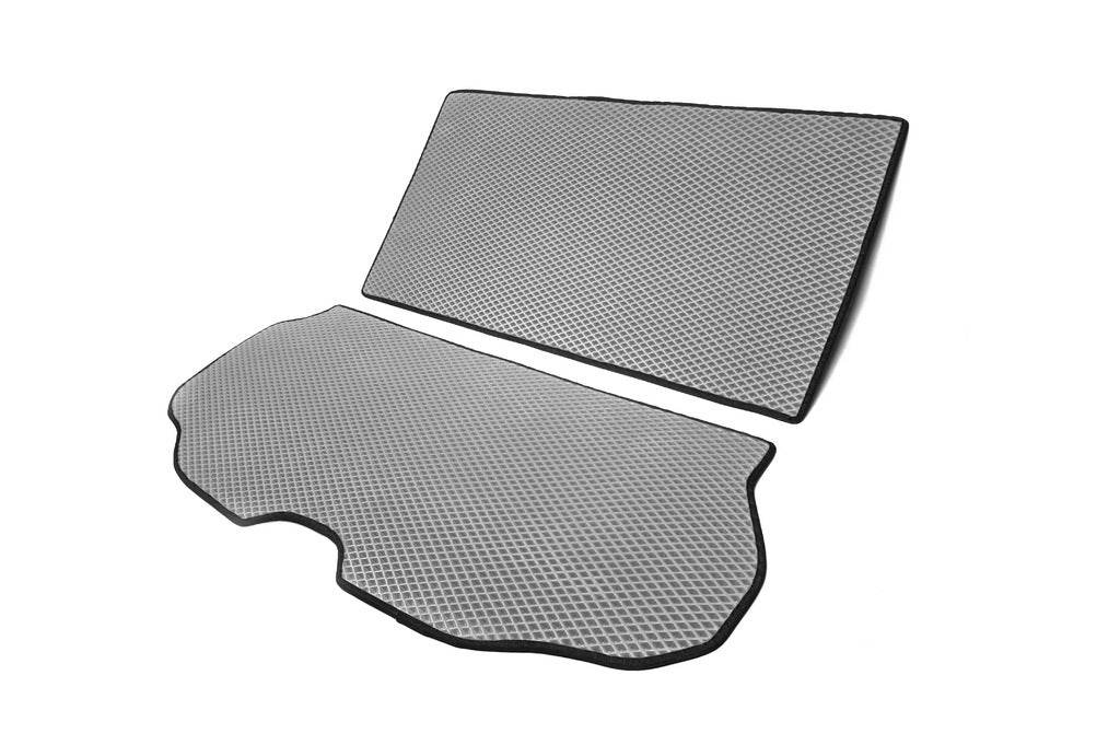 Trunk mat from 2 parts (EVA, Gray) for Volvo XC70 2007-2013 - Reelken Auto