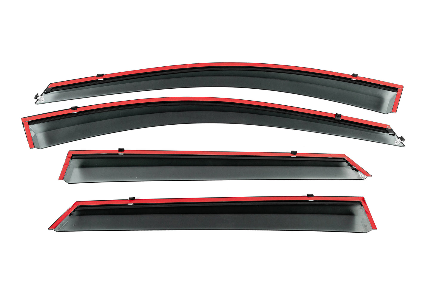 Window Deflectors with Chrome Trim Niken Luxury (4 pcs) for Buick Encore 2013-2019 - image 4