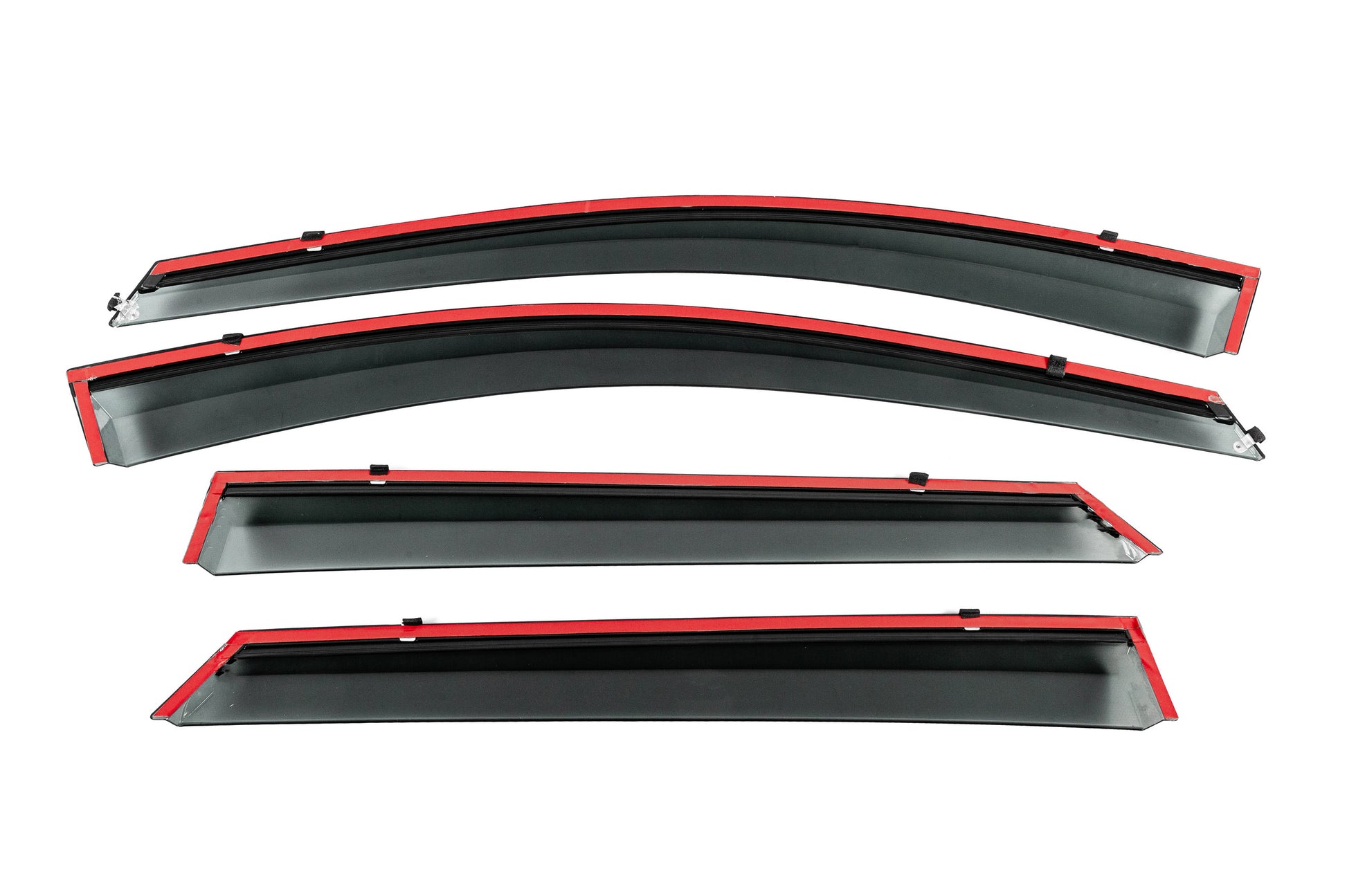 Window Deflectors with Chrome Trim Niken Luxury (4 pcs) for Buick Encore 2013-2019 - image 4