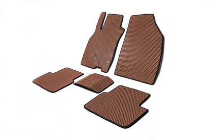 EVA mats (Brown) for Renault Fluence 2009-2016 - Reelken Auto