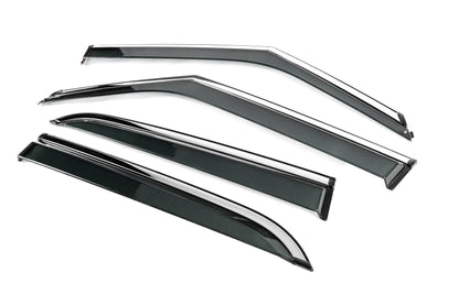 Window Deflectors with Chrome Trim Niken Luxury (4 pcs) for Chevrolet Trailblazer 2020- - image 2