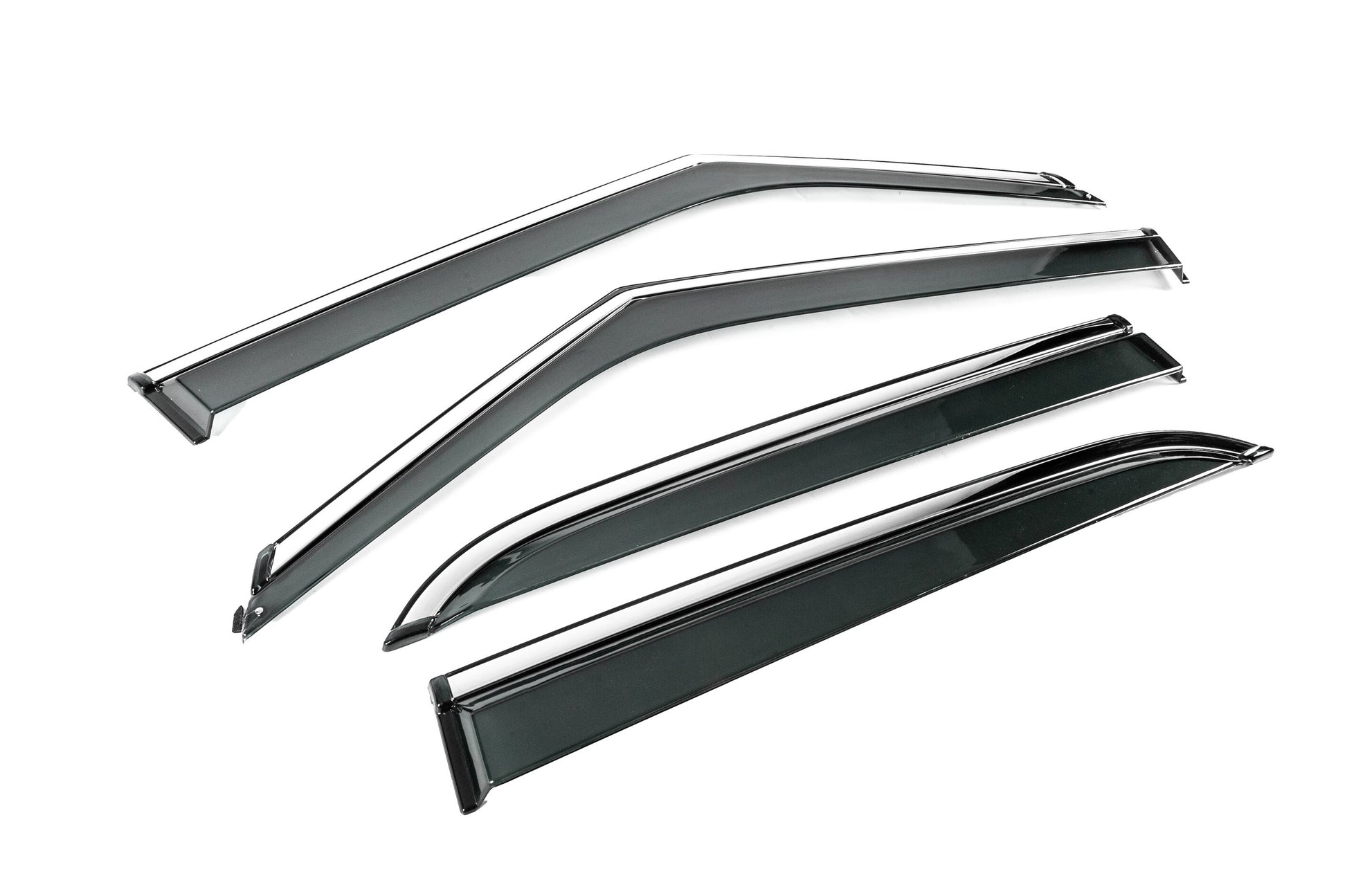 Window Deflectors with Chrome Trim Niken Luxury (4 pcs) for Chevrolet Trailblazer 2020- - image 3