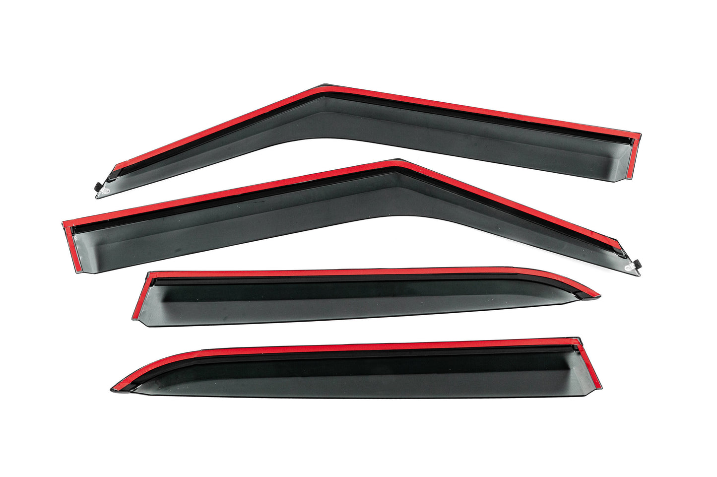 Window Deflectors with Chrome Trim Niken Luxury (4 pcs) for Chevrolet Trailblazer 2020- - image 4