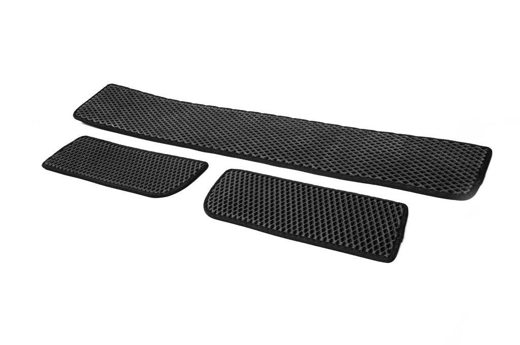 Door sill mats (3 pcs, EVA, black) for Mercedes Sprinter W906 2006-2018 - Reelken Auto