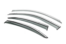 Window Deflectors with Chrome Trim Niken Luxury (4 pcs) for Hyundai Elantra (HD) 2006-2011 - image 2