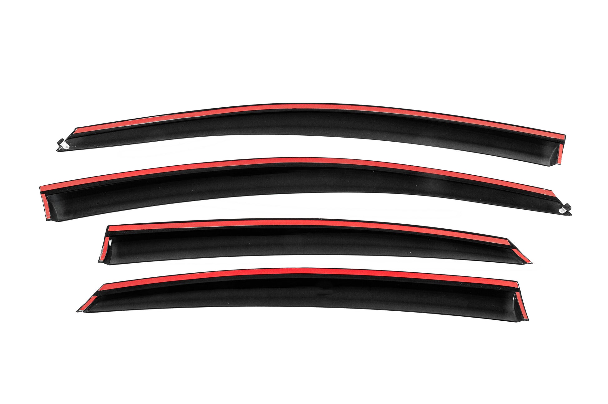 Window Deflectors with Chrome Trim Niken Luxury (4 pcs) for Hyundai Sonata LF 2014-2019 - image 4