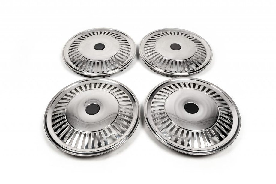 Stainless Steel Wheel Covers Star (1-ring, Set of 4) for Mercedes Sprinter W907/W910 2018- - image 1