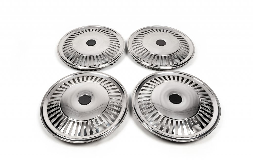 Stainless Steel Wheel Covers Star (1-ring, Set of 4) for Mercedes Sprinter W906 2006-2018 - image 1