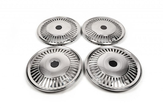 Stainless Steel Wheel Covers Star (1-ring, Set of 4) for Mercedes Sprinter W906 2006-2018 - image 1