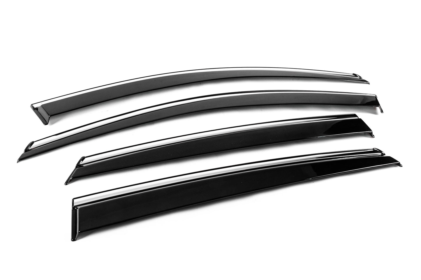 Window Deflectors with Chrome Trim Niken Luxury (4 pcs) for MG ZS 2017- - image 3