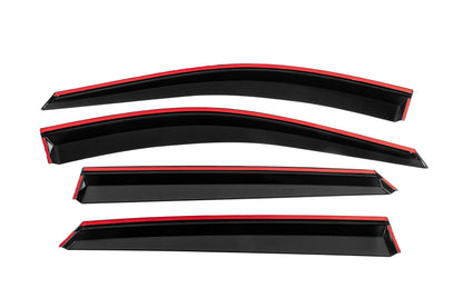 Window Deflectors with Chrome Trim Niken Luxury (4 pcs) for MG ZS 2017- - image 4