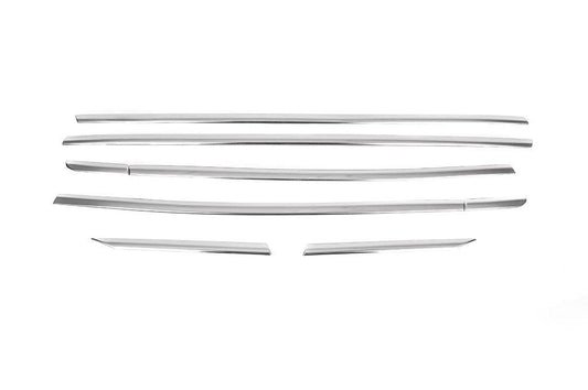 Glass edging (6 pcs, stainless steel) for Ford Ecosport - Reelken Auto