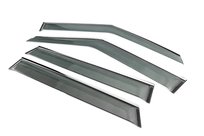 Window Deflectors with Chrome Trim Niken Luxury (4 pcs) for Range Rover Evoque 2012-2018 - image 2