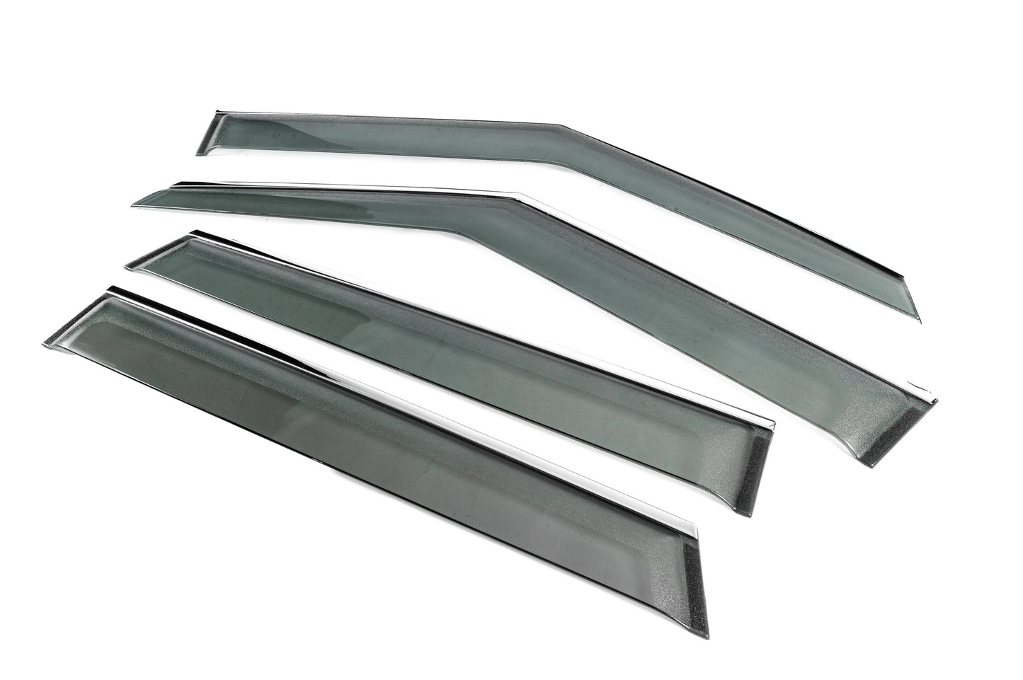 Window Deflectors with Chrome Trim Niken Luxury (4 pcs) for Range Rover Evoque 2012-2018 - image 2