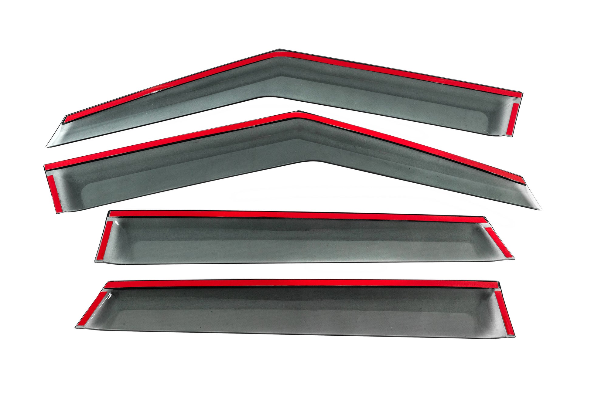 Window Deflectors with Chrome Trim Niken Luxury (4 pcs) for Range Rover Evoque 2012-2018 - image 4