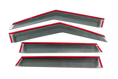 Window Deflectors with Chrome Trim Niken Luxury (4 pcs) for Range Rover Evoque 2012-2018 - image 4