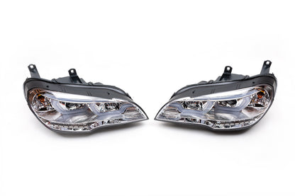 Front headlights (2 pcs, clear) for BMW X5 E70 2007-2013 - image 2