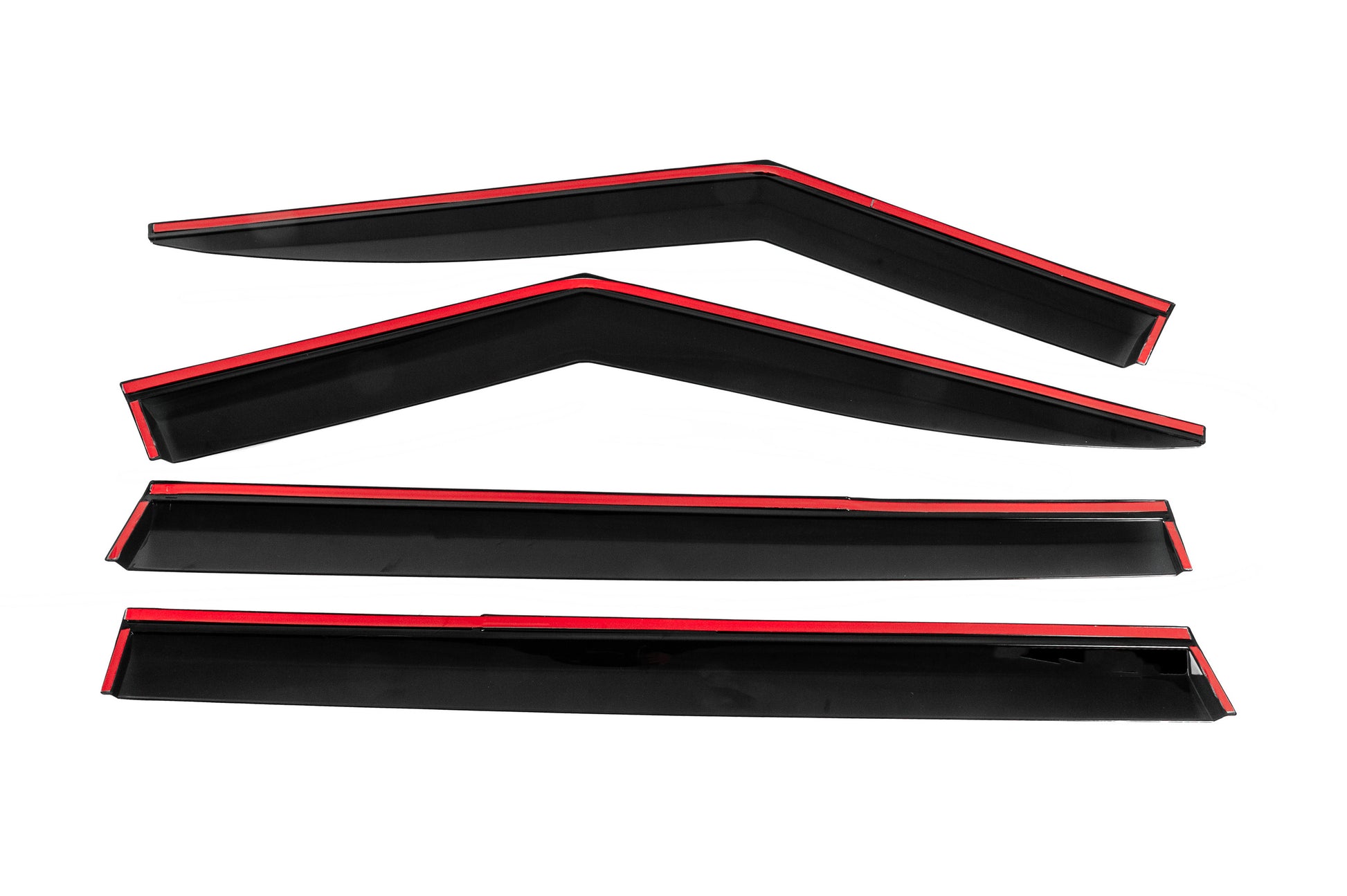 Window Deflectors with Chrome Trim Niken Luxury (4 pcs) for Hyundai Santa Fe 5 2023- - image 4