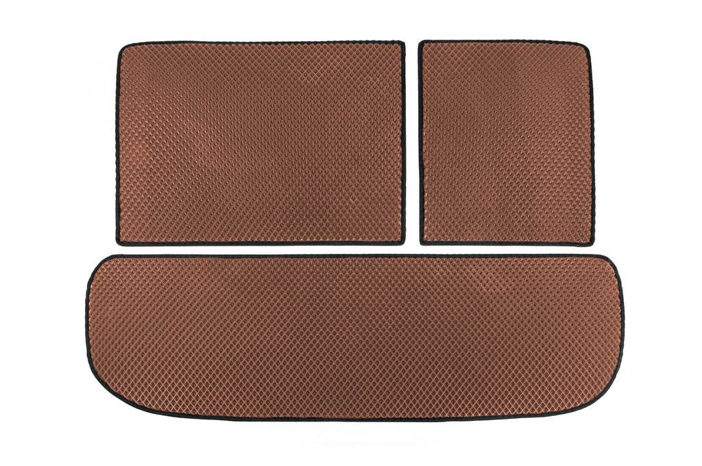 Trunk mat (EVA, Brown) for Infiniti QX60 2022↗ year - Reelken Auto
