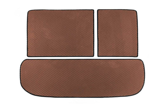 Trunk mat (EVA, Brown) for Infiniti QX60 2022↗ year - Reelken Auto