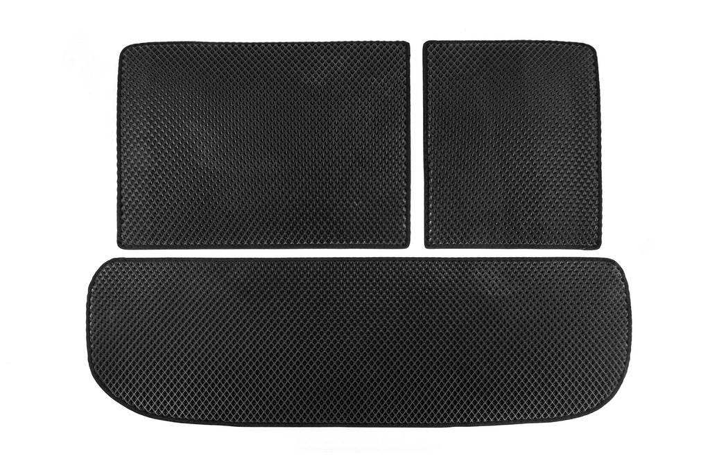 Trunk mat (EVA, Black) for Infiniti QX60 2022↗ year - Reelken Auto