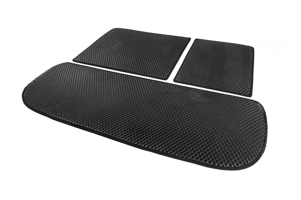 Trunk mat (EVA, Black) for Infiniti QX60 2022↗ year - Reelken Auto