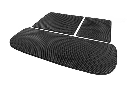 Trunk mat (EVA, Black) for Infiniti QX60 2022↗ year - Reelken Auto