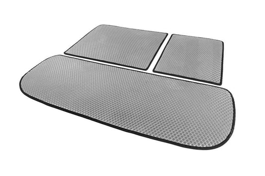 Trunk mat (EVA, Gray) for Infiniti QX60 2022↗ year - Reelken Auto