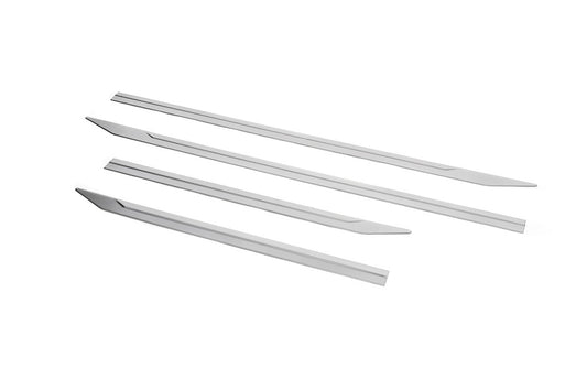 Universal Stainless Steel Door Moldings 94.5/62 x 4 cm (4 pcs) - image 1