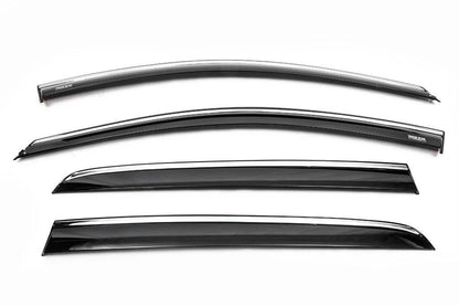 Window vents with chrome HB (4 PCs, Niken) for Volkswagen Golf 7/E-Golf - Reelken Auto