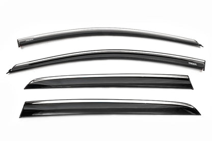 Window Deflectors with Chrome Trim HB (4 pcs, Niken) for Volkswagen Golf 7/E-Golf 2012-2020 - image 5