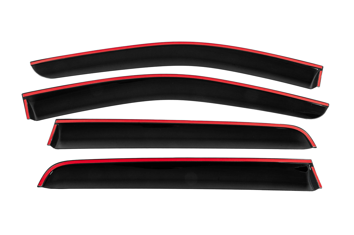 Window Deflectors Niken Luxury (4 pcs) for Volkswagen Amarok 2022- - image 4