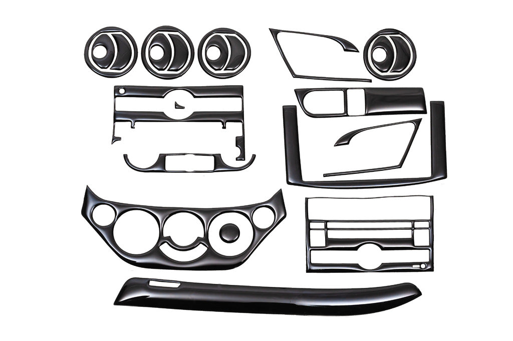 Panel overlays (large set) for Chevrolet Aveo T250 2005-2011 - image 3