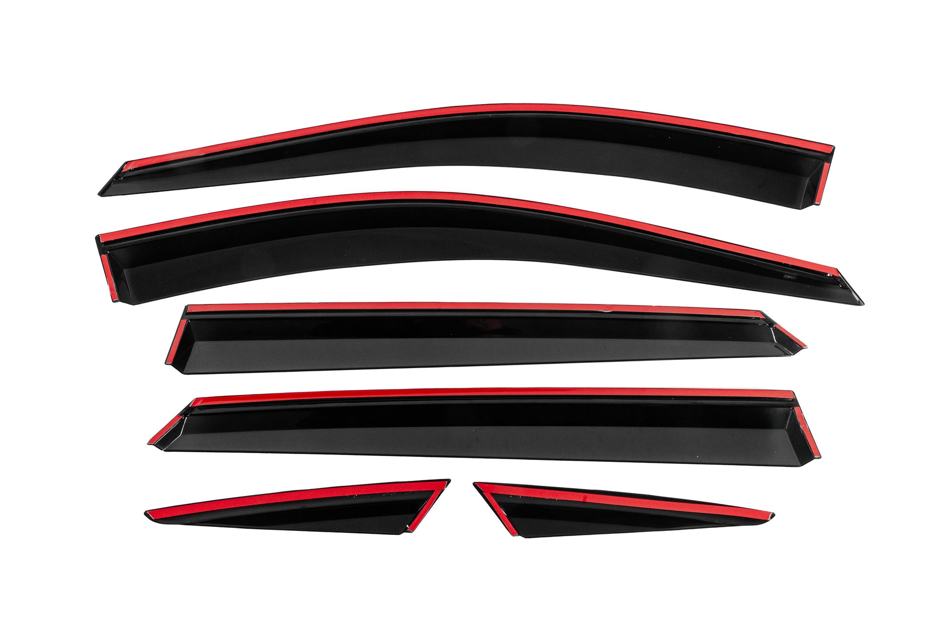 Window Deflectors with Chrome Trim Niken Luxury (6 pcs) for MG ZS 2017- - image 4