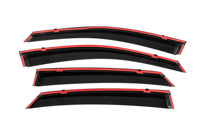 Window Deflectors with Chrome Trim Niken Luxury (4 pcs) for Hyundai Sonata DN8 2020- - image 4